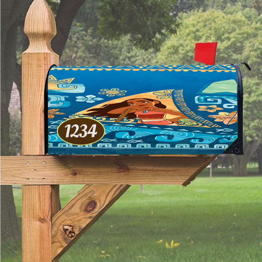Style Moana Phone Wallpaper Magnetic Mailbox Cover 18" X 21" Outdoor Decor