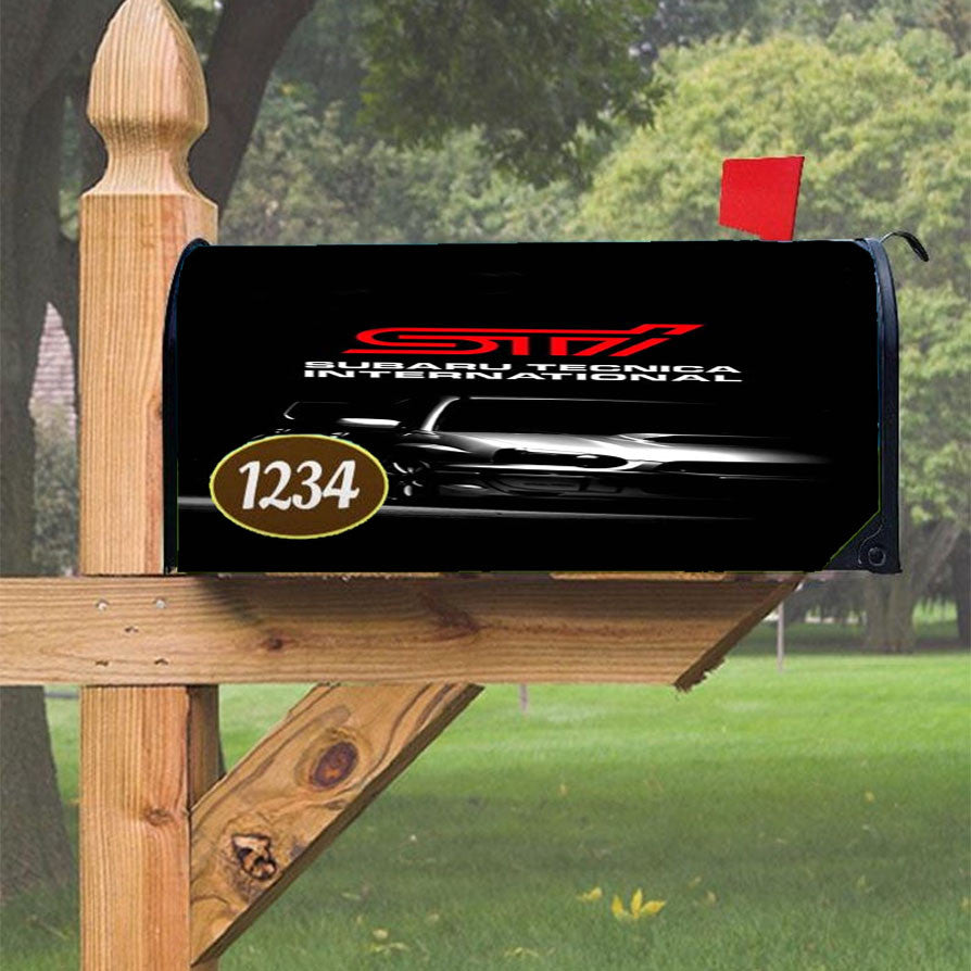 Subaru Sti Magnetic Mailbox Cover 18" X 21" Outdoor Decor