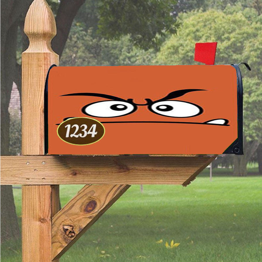 Goomba Face Angry Magnetic Mailbox Cover 18" X 21" Outdoor Decor