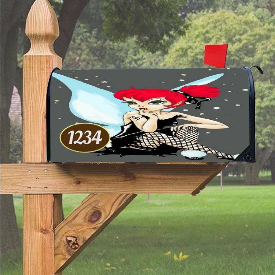 Gothic Tinkerbell Disney Magnetic Mailbox Cover 18" X 21" Outdoor Decor