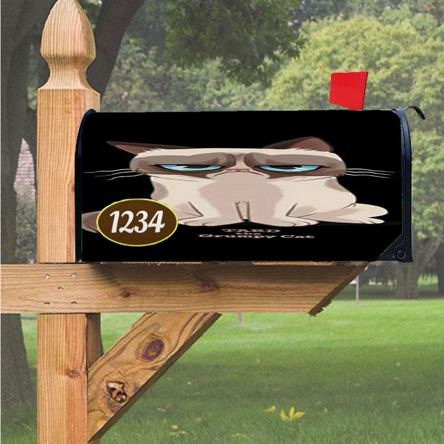 Grumpy Cat Tard Magnetic Mailbox Cover 18" X 21" Outdoor Decor