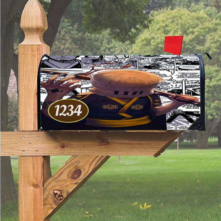 Heart Pirates Comics Magnetic Mailbox Cover 18" X 21" Outdoor Decor