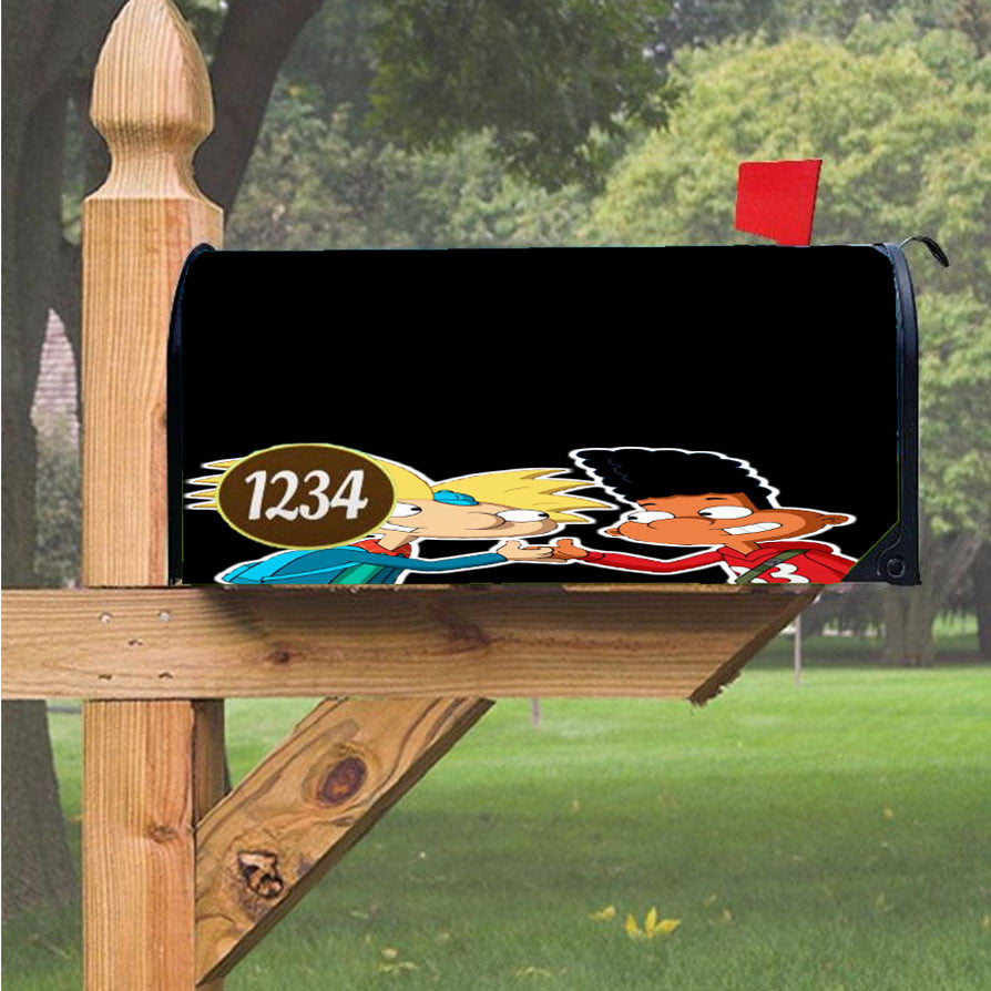 Hey Arnold Wallpaper Magnetic Mailbox Cover 18" X 21" Outdoor Decor