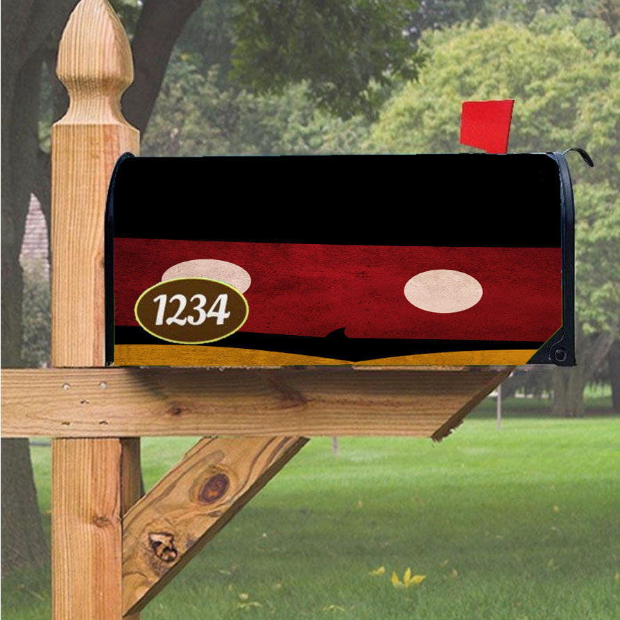 Hipster Mickey Mouse Magnetic Mailbox Cover 18" X 21" Outdoor Decor