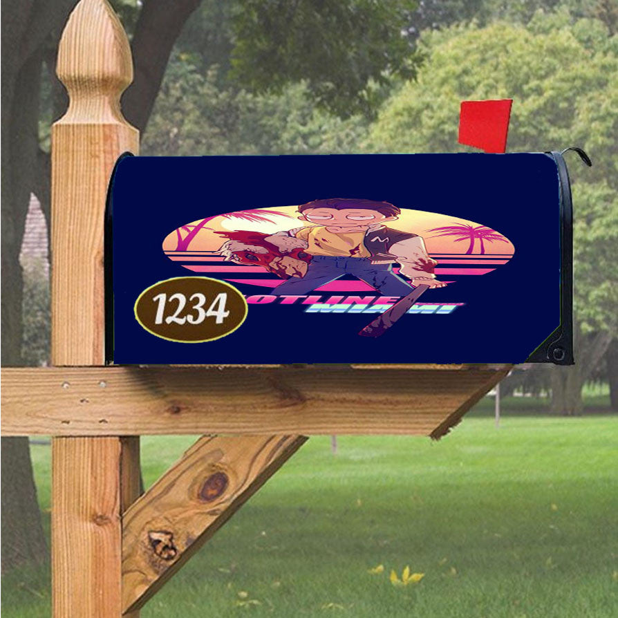Hotline Miami Morty Magnetic Mailbox Cover 18" X 21" Outdoor Decor