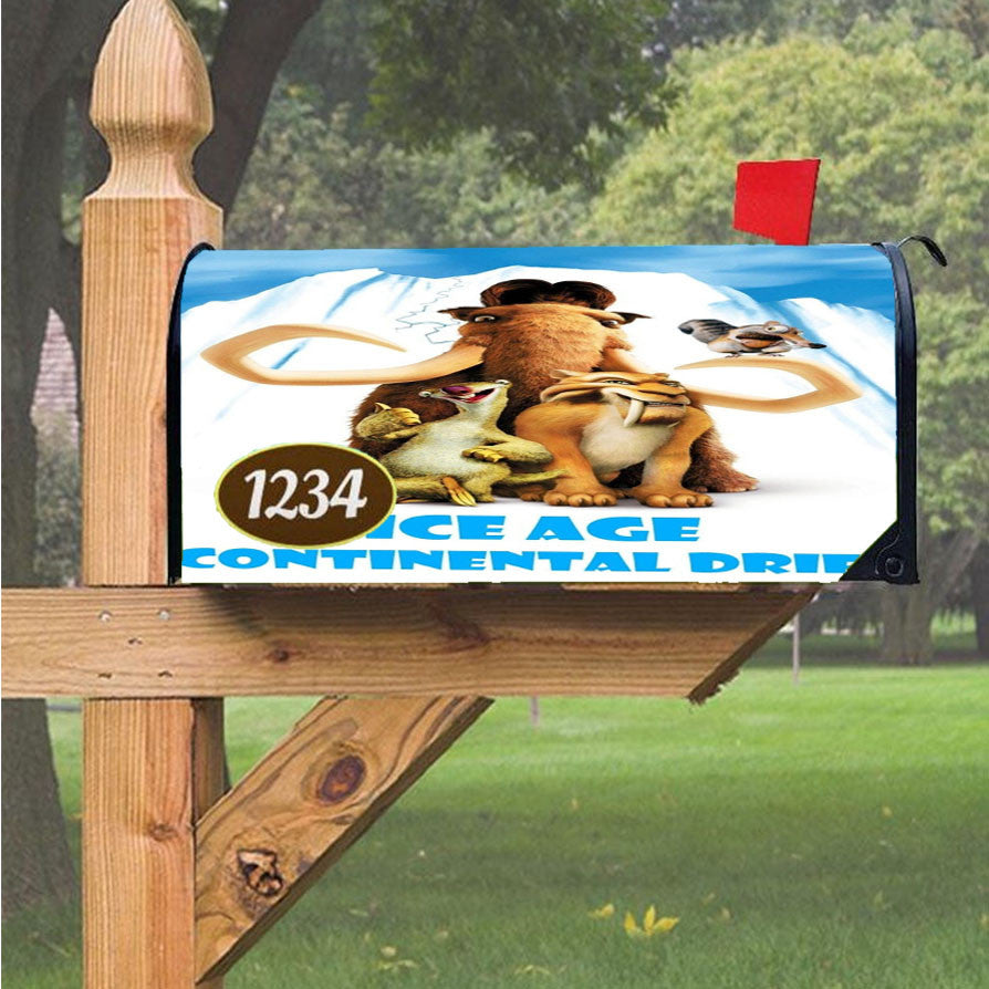 Ice Age 4 Poster Magnetic Mailbox Cover 18" X 21" Outdoor Decor