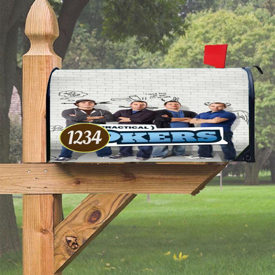 Impractical Jokers Magnetic Mailbox Cover 18" X 21" Outdoor Decor