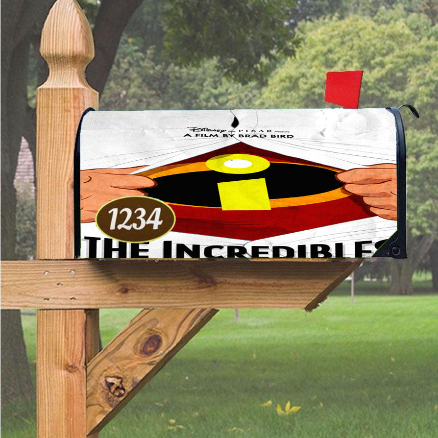 Incredibles Comic Book Covers Magnetic Mailbox Cover 18" X 21" Outdoor Decor