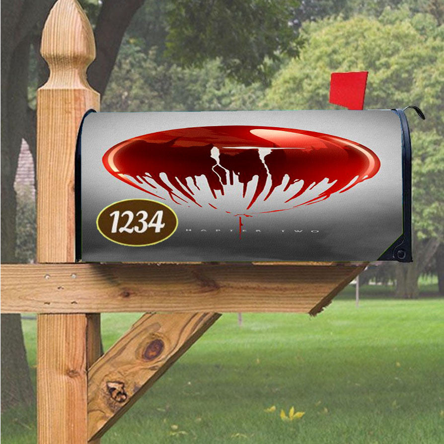 It Chapter Two Balloons Magnetic Mailbox Cover 18" X 21" Outdoor Decor