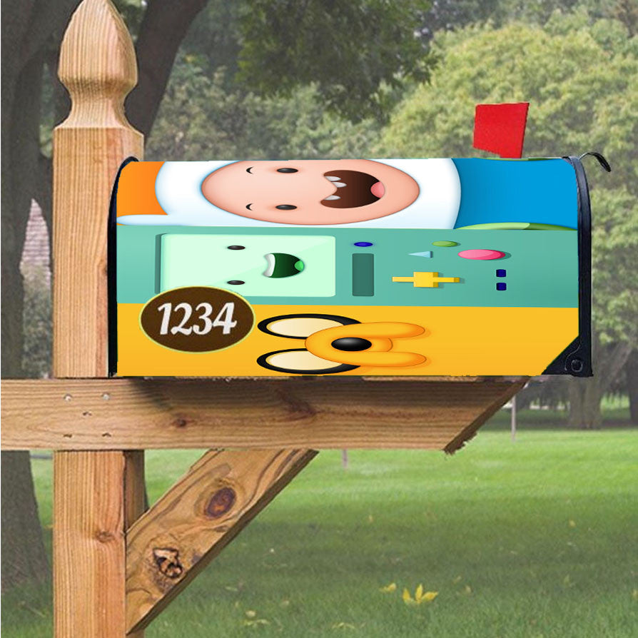 Jake And Finn Magnetic Mailbox Cover 18" X 21" Outdoor Decor