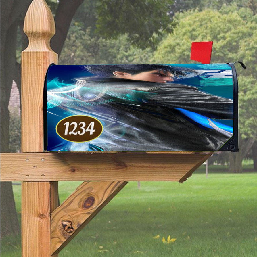 Jin Kazama Tekken Playstation Game Magnetic Mailbox Cover 18" X 21" Outdoor Decor
