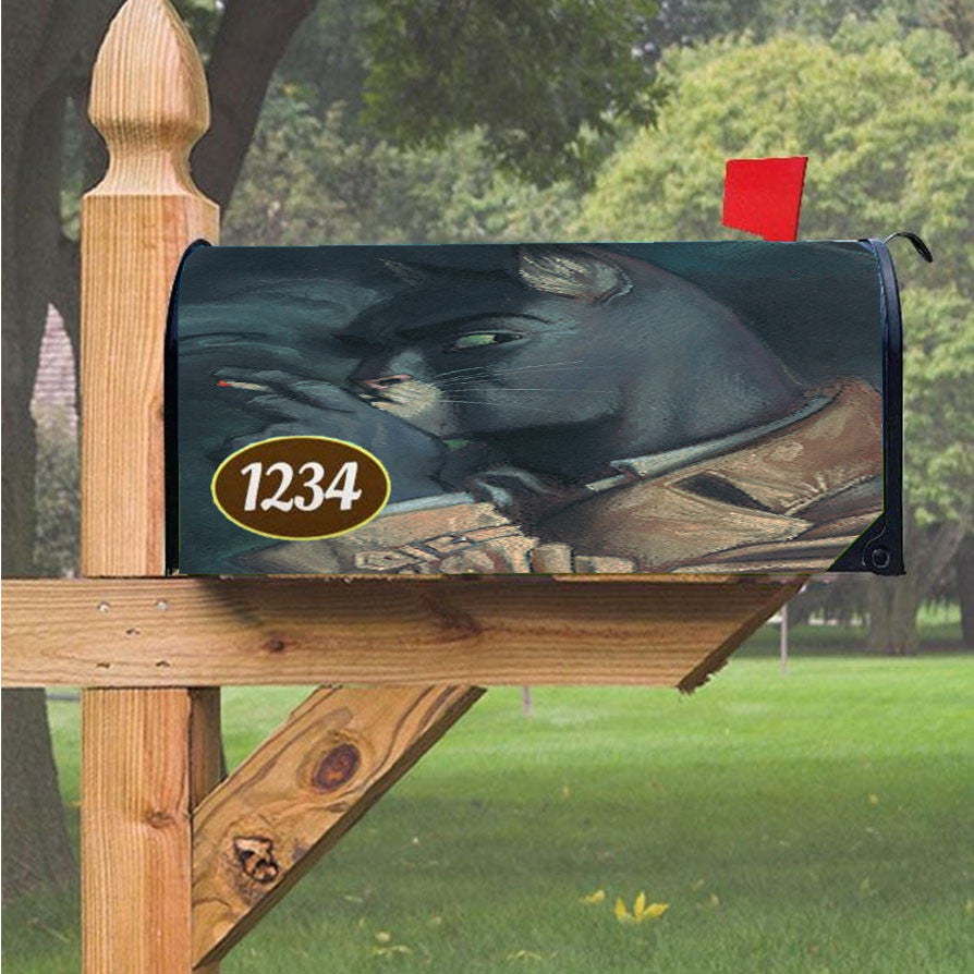 John Blacksad Art Comics Magnetic Mailbox Cover 18" X 21" Outdoor Decor
