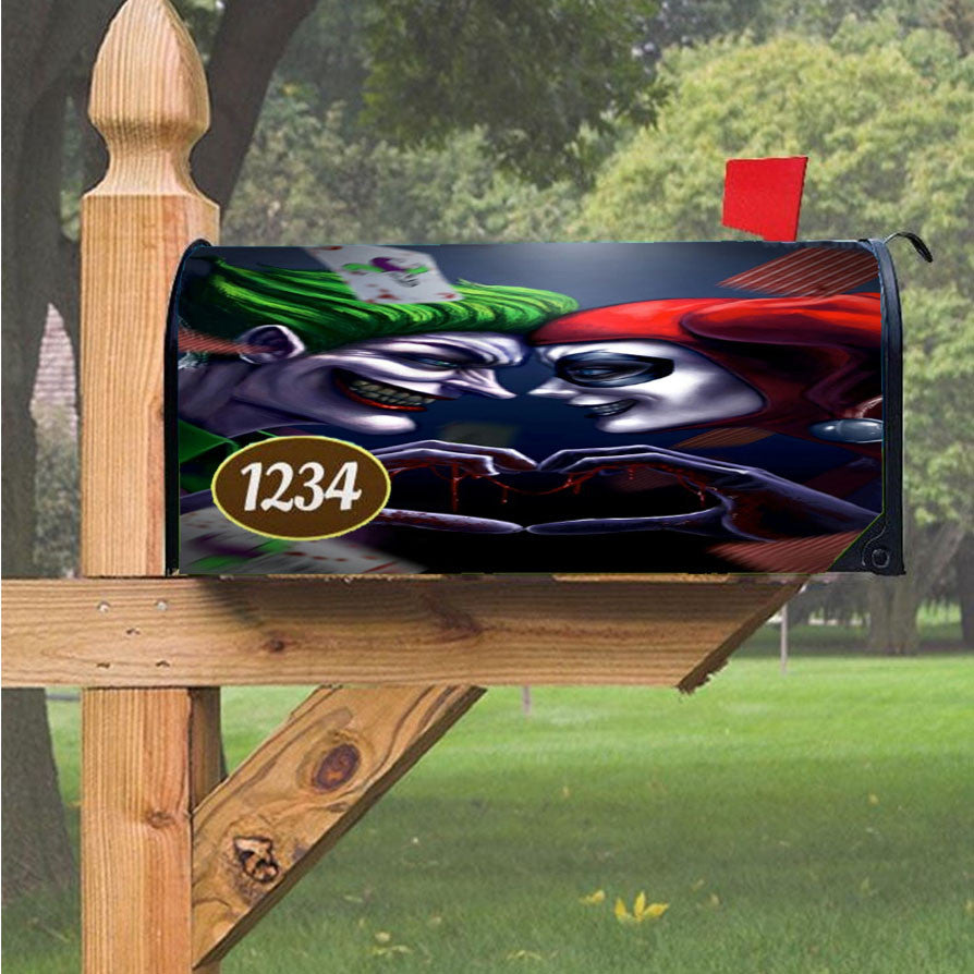 Joker 4 Magnetic Mailbox Cover 18" X 21" Outdoor Decor