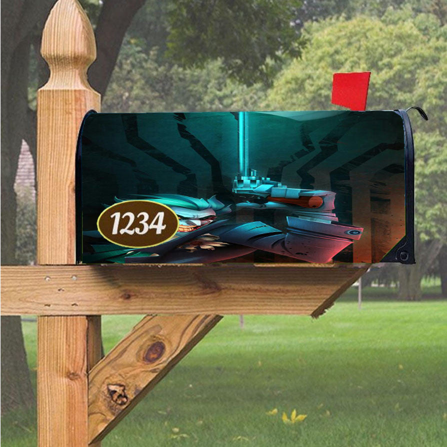 Joker Comic Art D Magnetic Mailbox Cover 18" X 21" Outdoor Decor