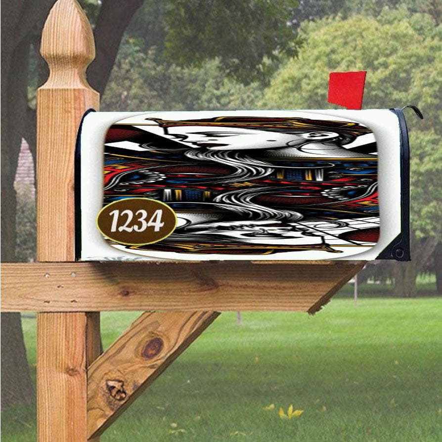 Joker Woman Atep Magnetic Mailbox Cover 18" X 21" Outdoor Decor