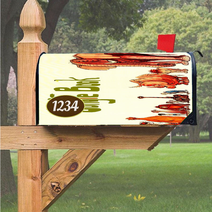 Jungle Disney Cover Magnetic Mailbox Cover 18" X 21" Outdoor Decor