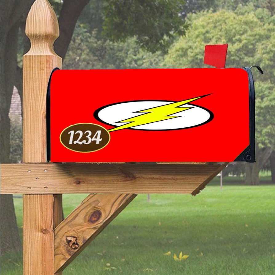 Justice League The Flash Magnetic Mailbox Cover 18" X 21" Outdoor Decor