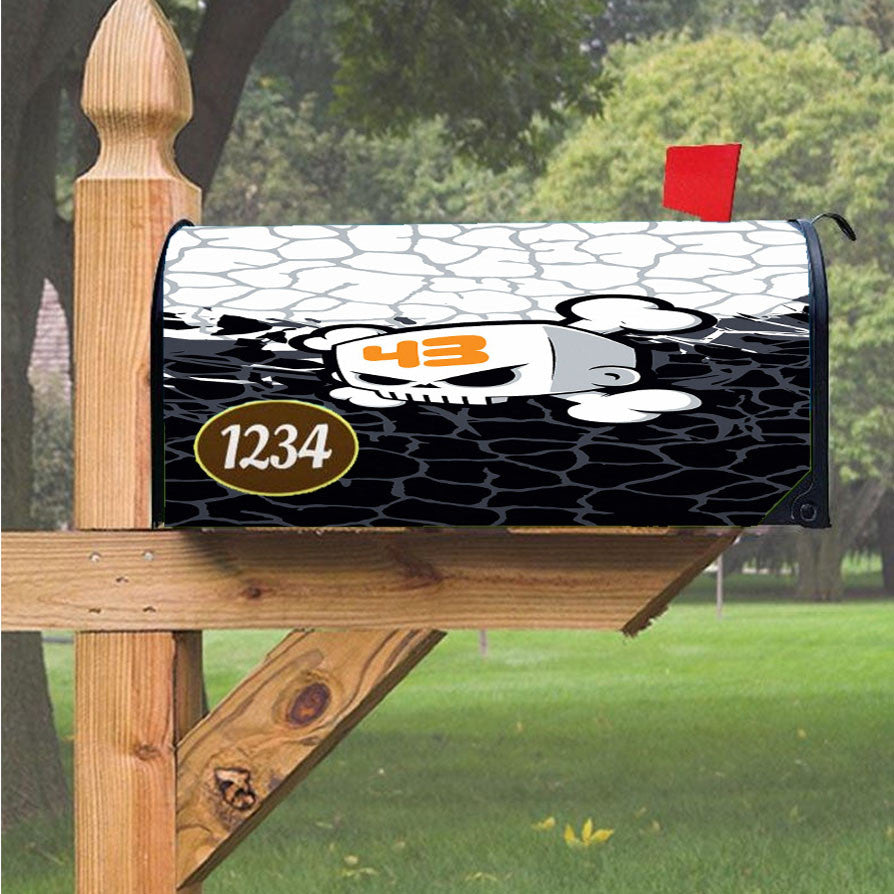 Ken Block Skull Monster Magnetic Mailbox Cover 18" X 21" Outdoor Decor