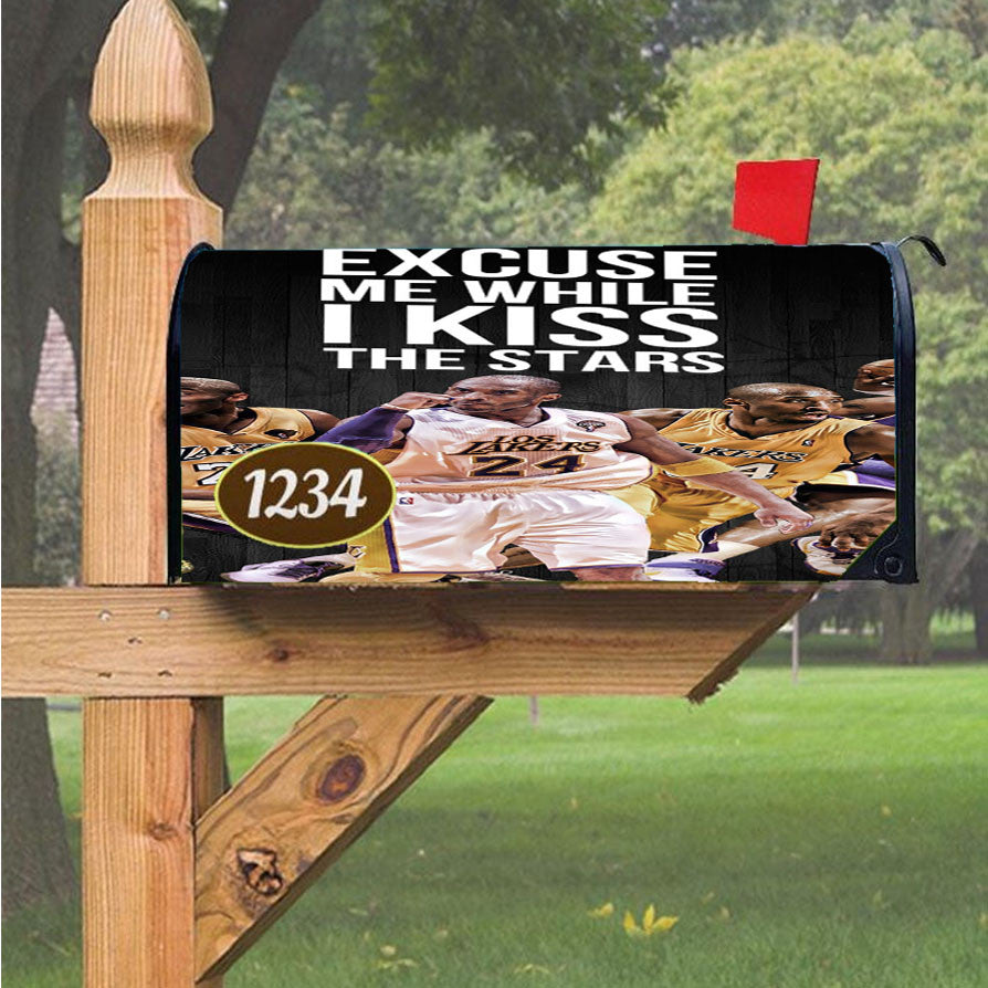 Kobe Bryant 30 Quote Magnetic Mailbox Cover 18" X 21" Outdoor Decor