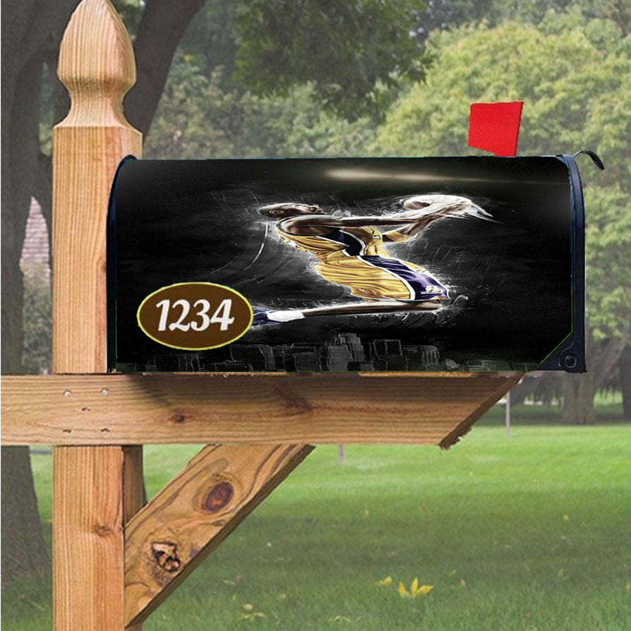 Kobe Bryant 3D Magnetic Mailbox Cover 18" X 21" Outdoor Decor