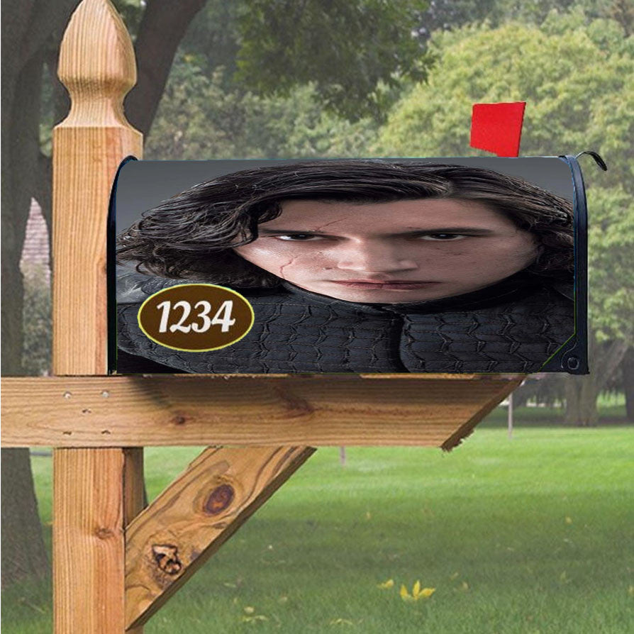 Kylo Ren Star Wars Magnetic Mailbox Cover 18" X 21" Outdoor Decor