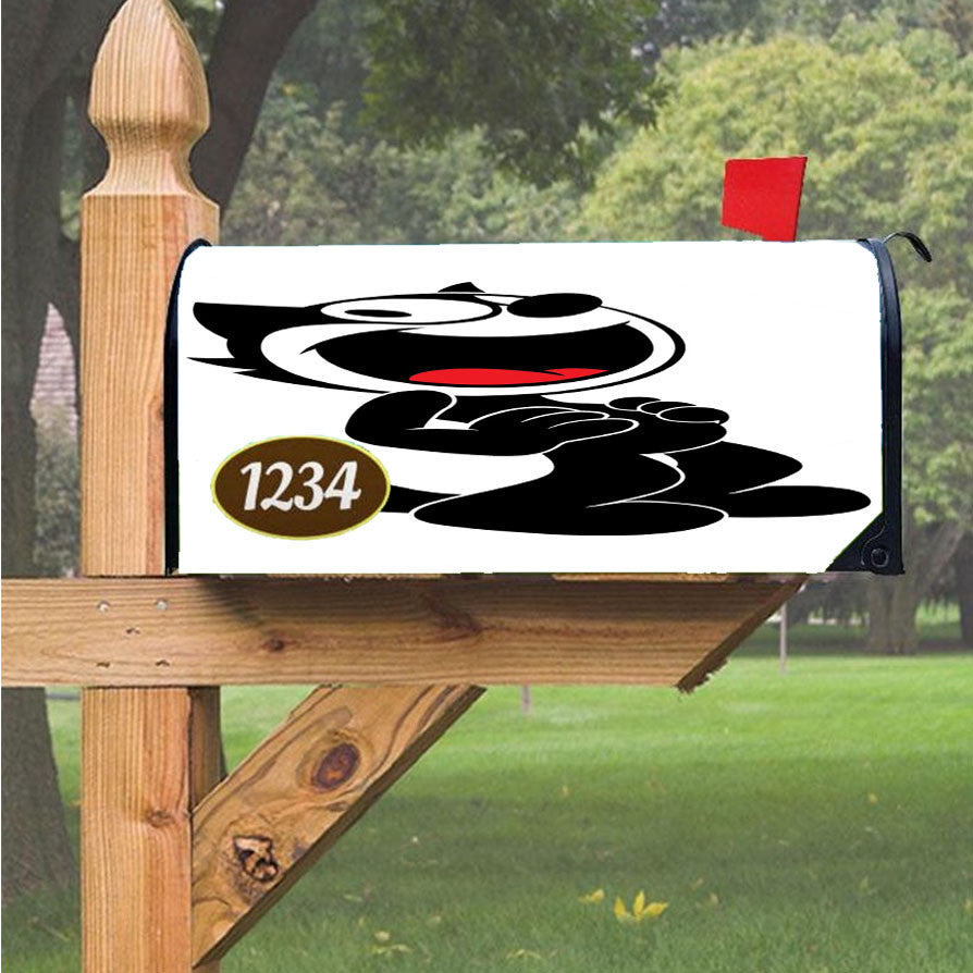 Laughter Felix The Cat Magnetic Mailbox Cover 18" X 21" Outdoor Decor