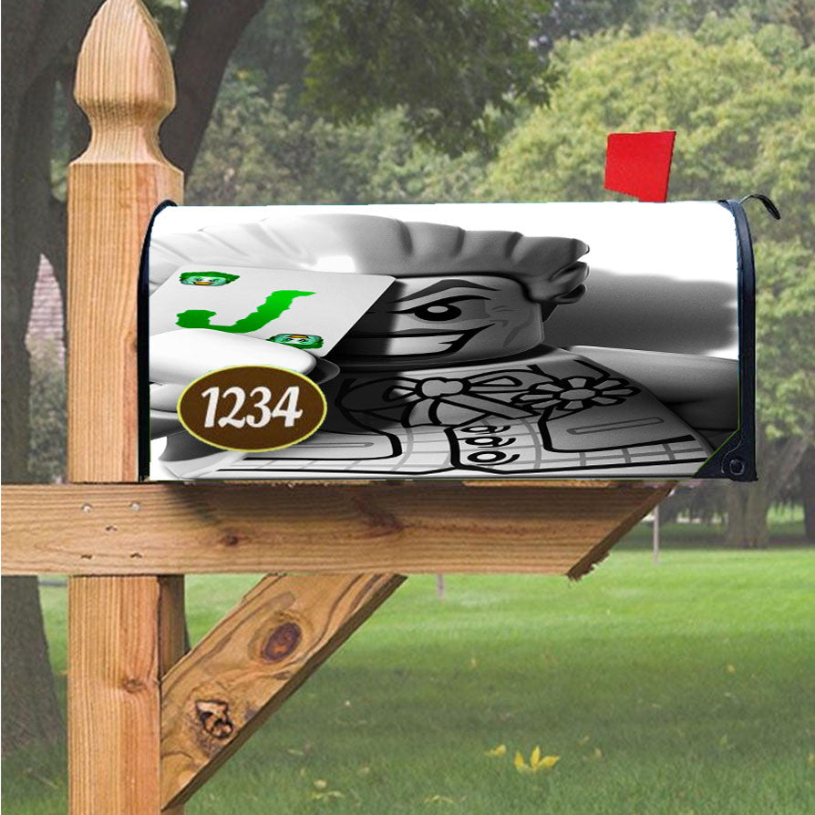 Lego Joker Magnetic Mailbox Cover 18" X 21" Outdoor Decor