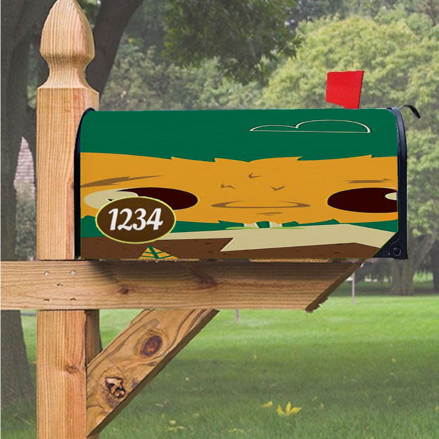 Little Monster Magnetic Mailbox Cover 18" X 21" Outdoor Decor