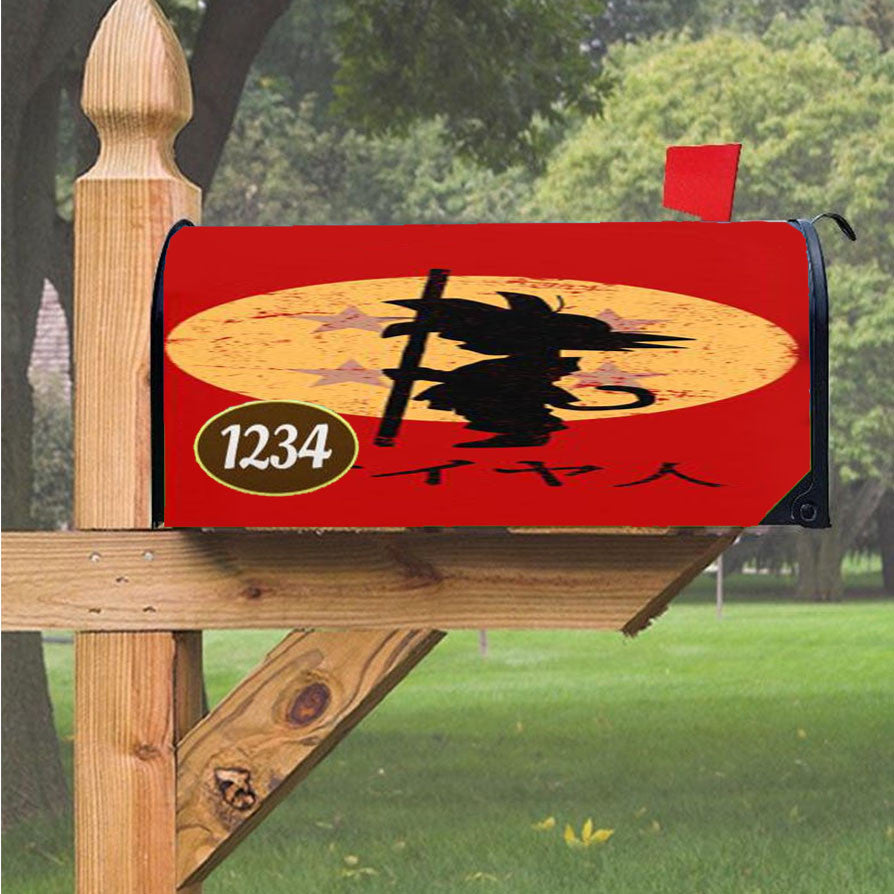 Looking Dragon Balls Magnetic Mailbox Cover 18" X 21" Outdoor Decor