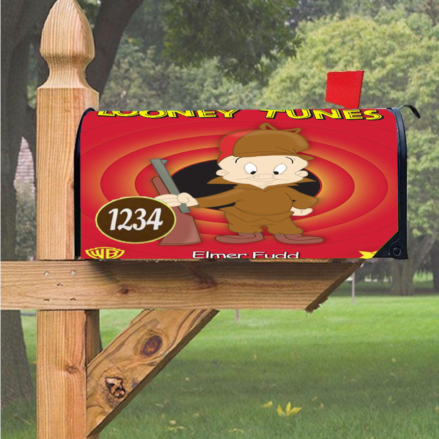 Looney Tunes Elmer Fudd Magnetic Mailbox Cover 18" X 21" Outdoor Decor