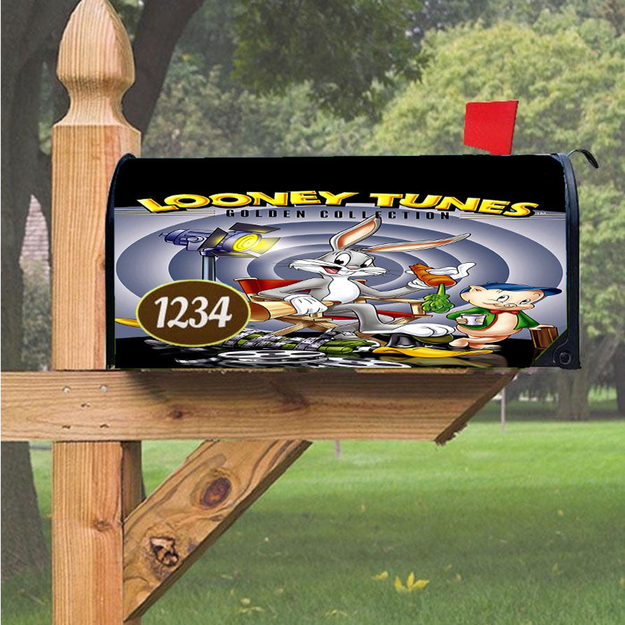 Looney Tunes Golden Collection Poster Magnetic Mailbox Cover 18" X 21" Outdoor Decor