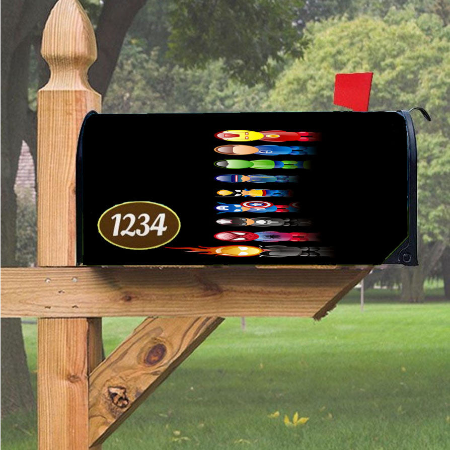 Marvel Avengers Comic Character Magnetic Mailbox Cover 18" X 21" Outdoor Decor