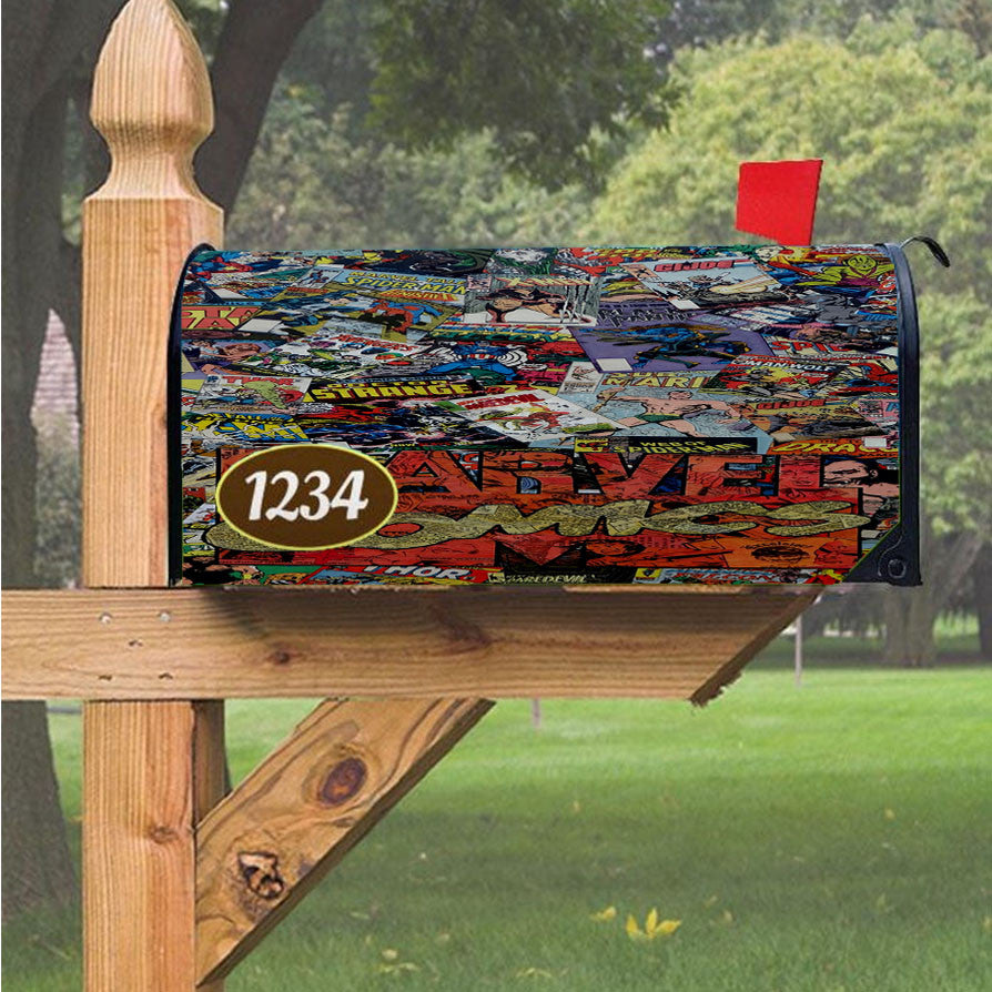 Marvel Comics Super Herro Magnetic Mailbox Cover 18" X 21" Outdoor Decor