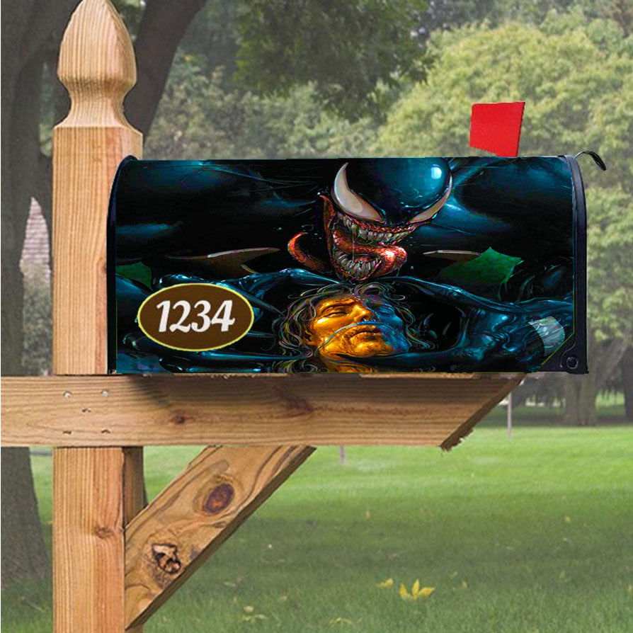 Marvel Venom Eat Magnetic Mailbox Cover 18" X 21" Outdoor Decor