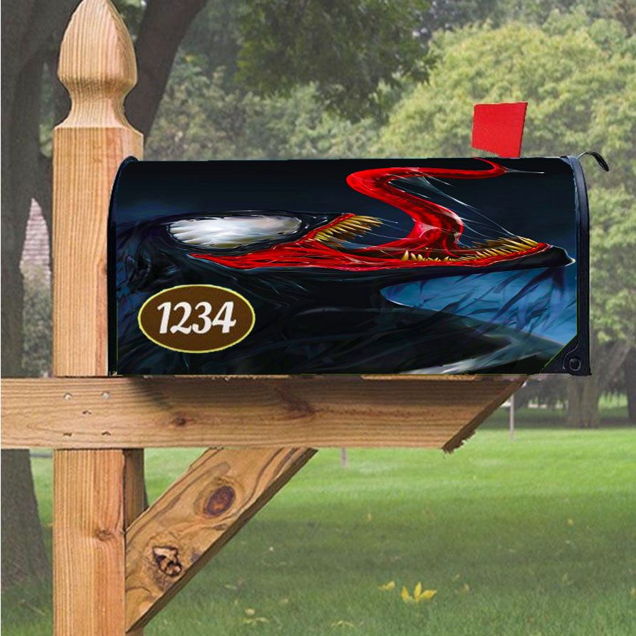 Marvel Venom Villain Magnetic Mailbox Cover 18" X 21" Outdoor Decor