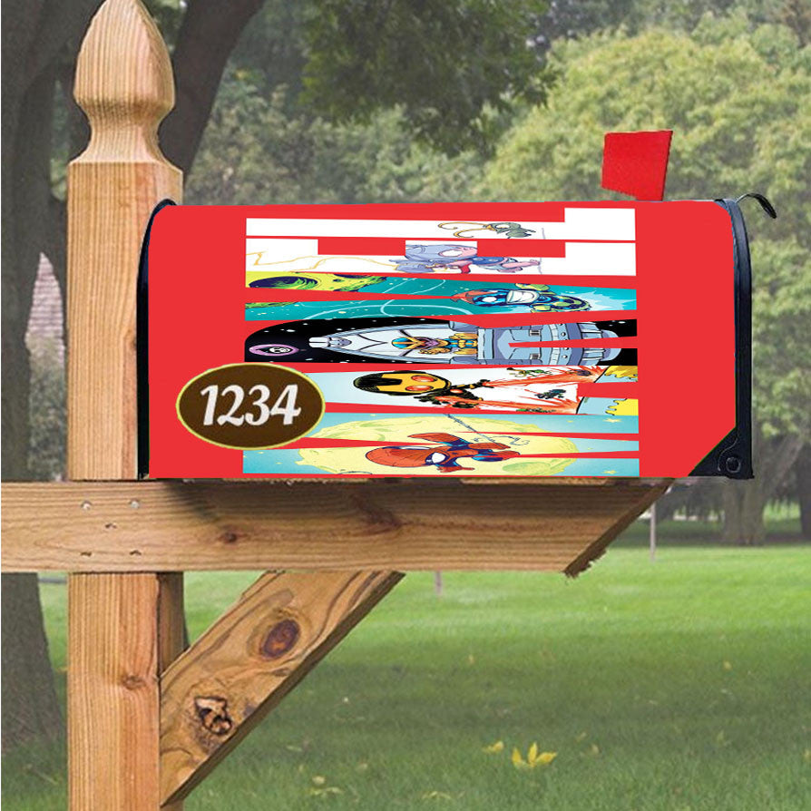 Marvel Wallpaper 2 Magnetic Mailbox Cover 18" X 21" Outdoor Decor