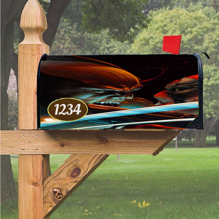 Marvel Wolverine Vs Deadpool Magnetic Mailbox Cover 18" X 21" Outdoor Decor