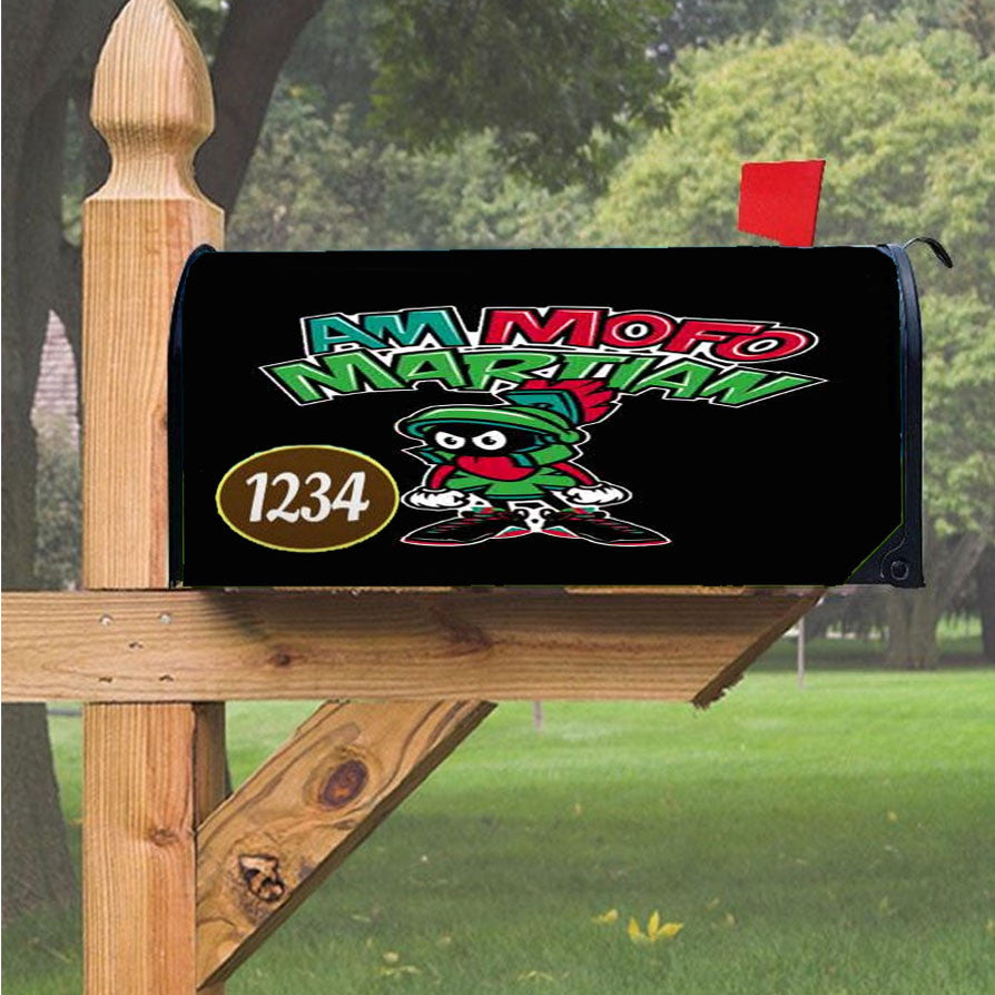 Marvin Martian Magnetic Mailbox Cover 18" X 21" Outdoor Decor