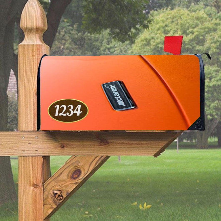 Mclaren 650S Spider Badge Magnetic Mailbox Cover 18" X 21" Outdoor Decor