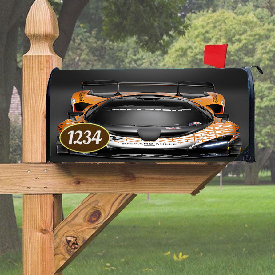 Mclaren Sport Magnetic Mailbox Cover 18" X 21" Outdoor Decor