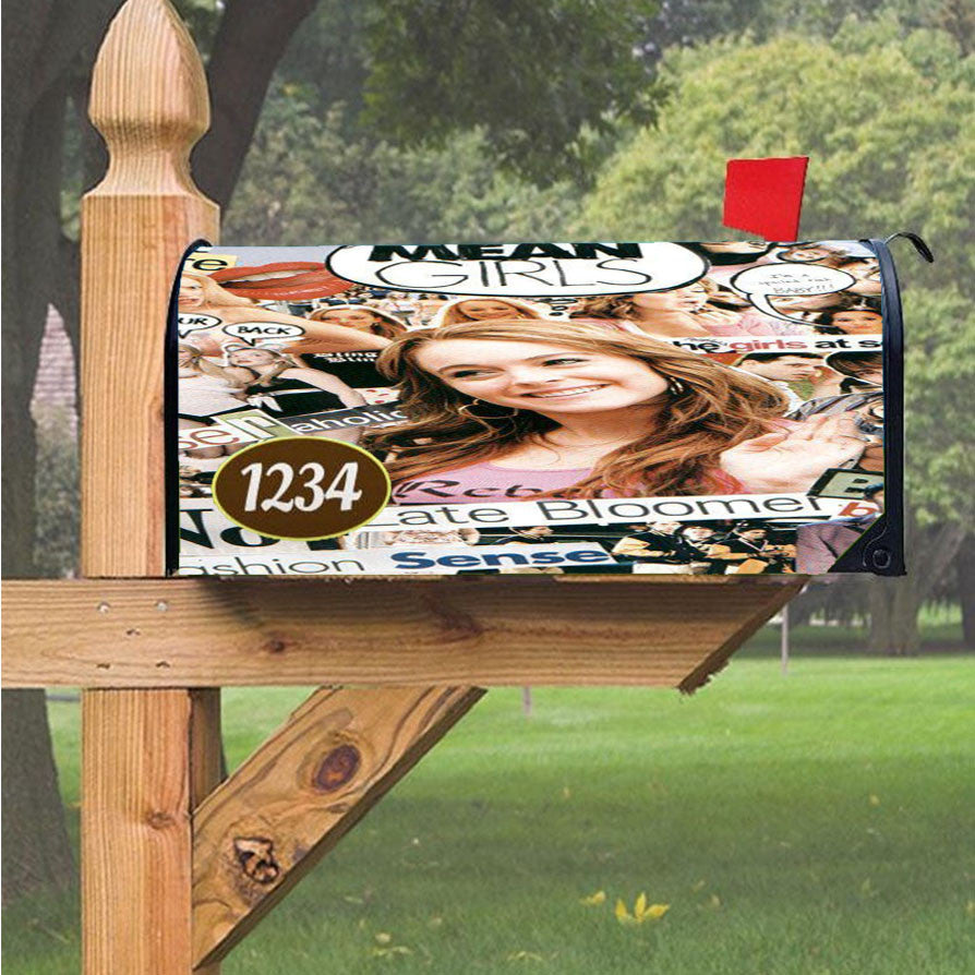 Mean Girls Collage Magnetic Mailbox Cover 18" X 21" Outdoor Decor