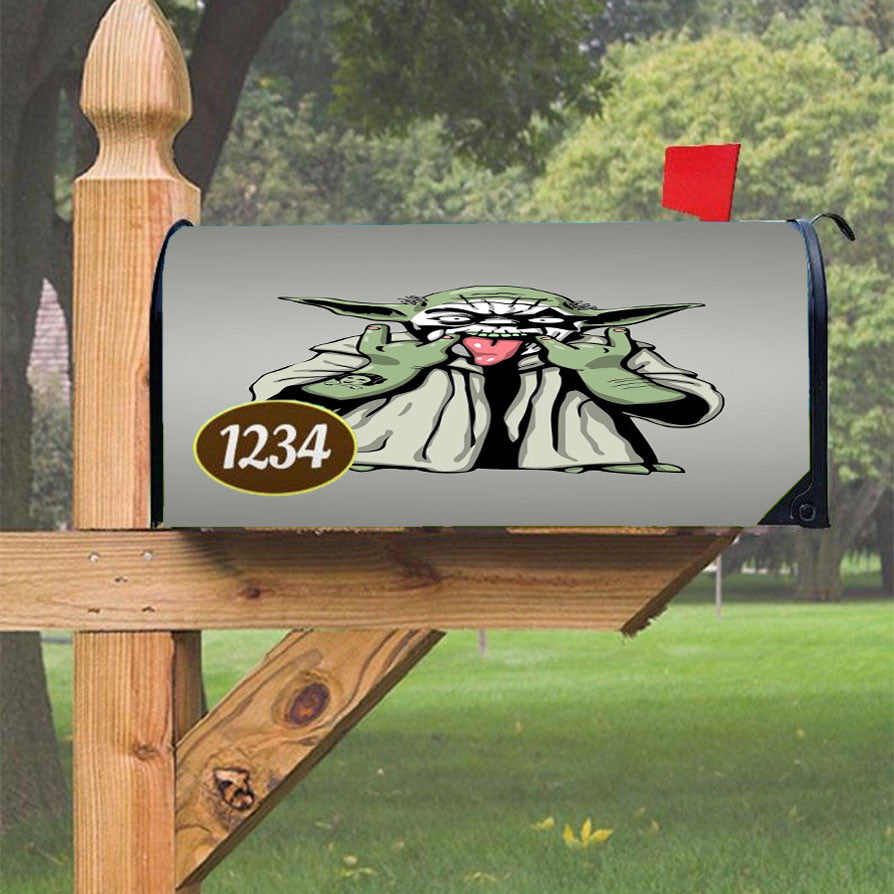 Metal Hands Yoda Wallpapers Magnetic Mailbox Cover 18" X 21" Outdoor Decor