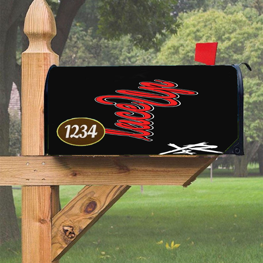 Mgk Machine Gun Kelly Lace Up Young And Reckless Magnetic Mailbox Cover 18" X 21" Outdoor Decor