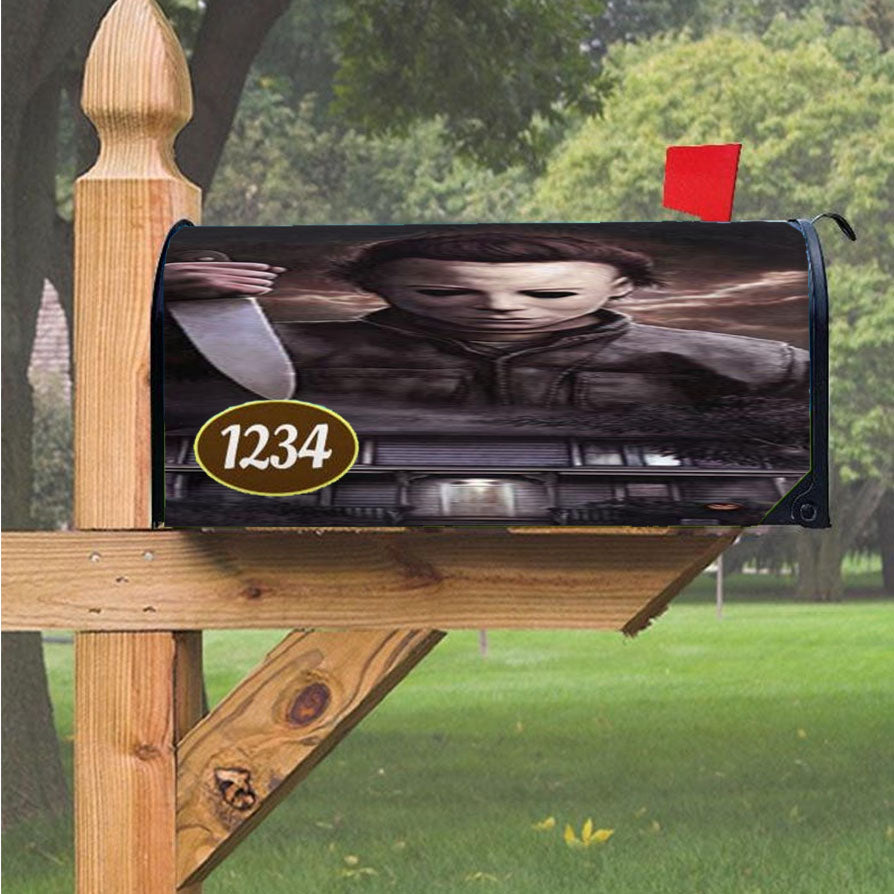 Michael Myers Magnetic Mailbox Cover 18" X 21" Outdoor Decor