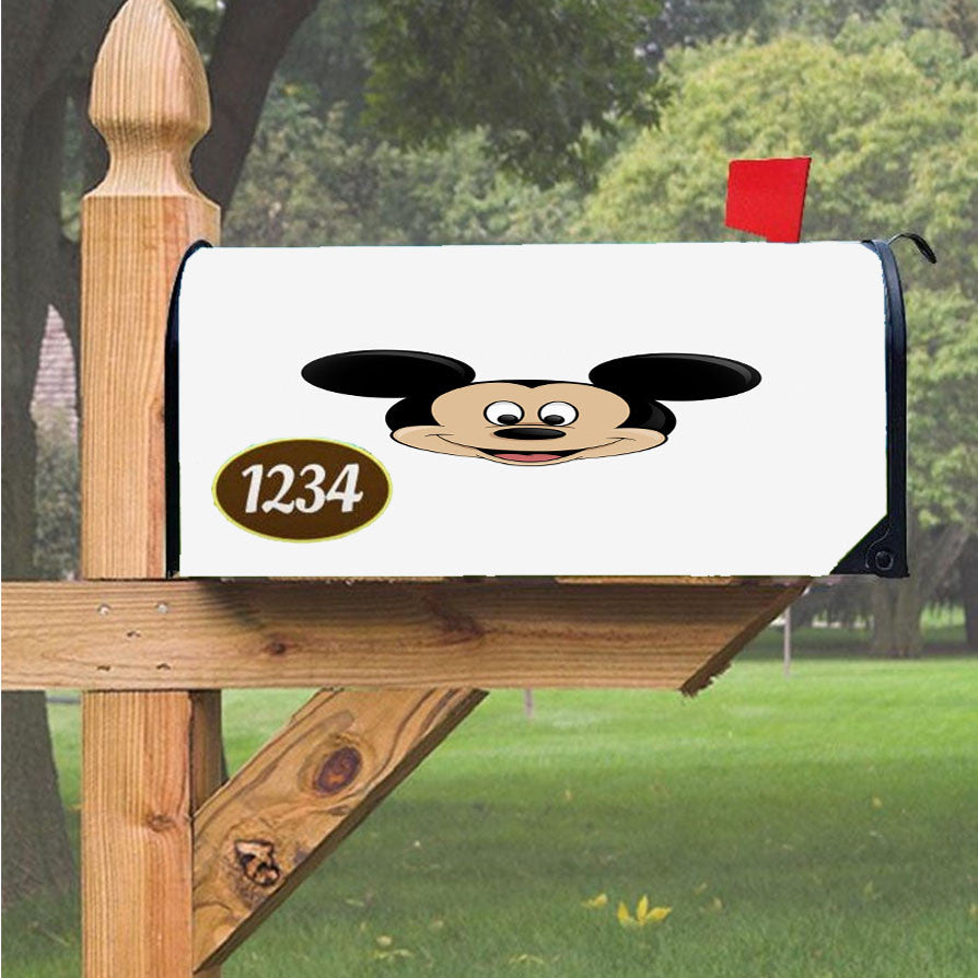 Micke Mouse Logo Magnetic Mailbox Cover 18" X 21" Outdoor Decor