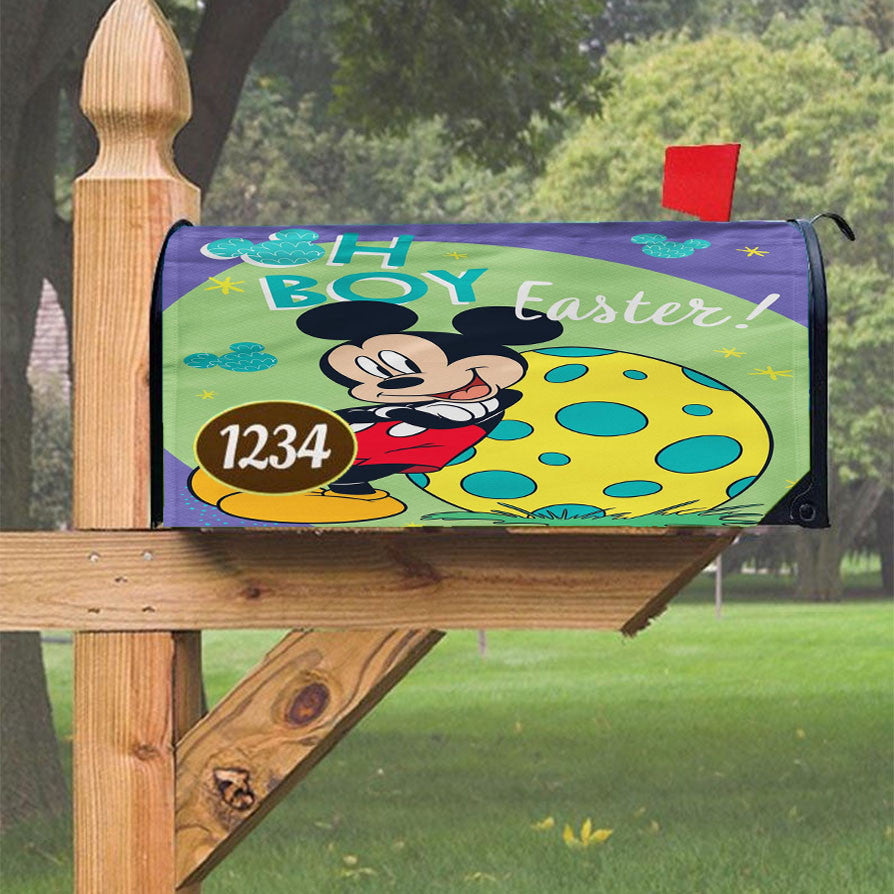 Mickey Mouse Easter Magnetic Mailbox Cover 18" X 21" Outdoor Decor