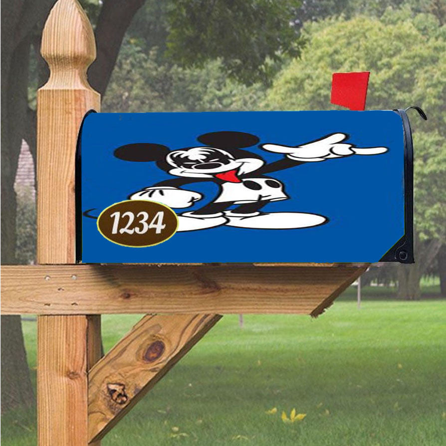 Mickey Mouse Kiss Band Magnetic Mailbox Cover 18" X 21" Outdoor Decor
