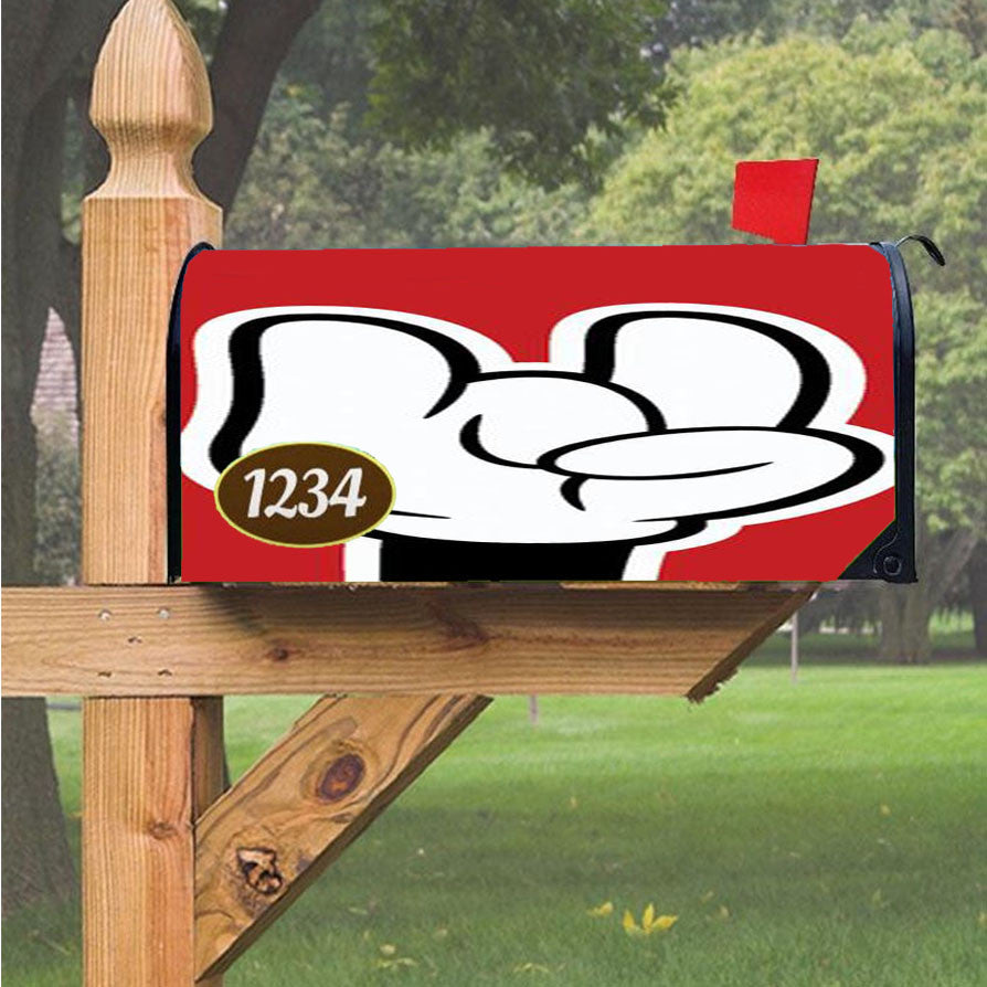 Mickey Mouse Rocks Magnetic Mailbox Cover 18" X 21" Outdoor Decor