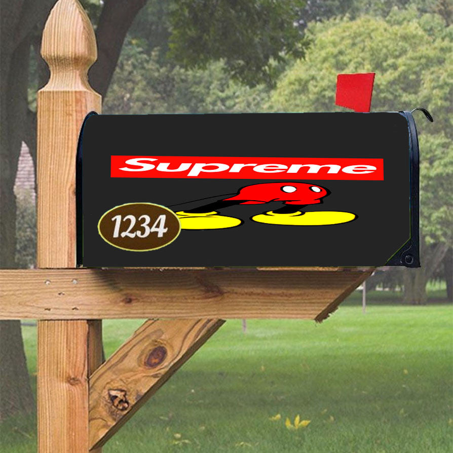 Mickey Supreme Magnetic Mailbox Cover 18" X 21" Outdoor Decor