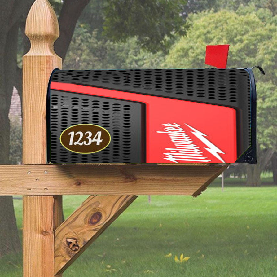 Milwaukee Fuel Magnetic Mailbox Cover 18" X 21" Outdoor Decor